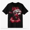 Outlet ⭐ Slayer Burning Figure Boyfriend Fit 👧 Girls T-Shirt 🌟
