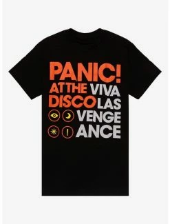 Flash Sale 😍 Panic! At The Disco Viva Las Vengeance Text T-Shirt ⭐