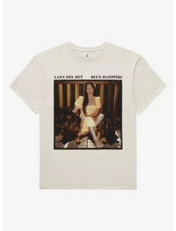 Flash Sale 😍 Lana Del Rey Blue Banisters Portrait Boyfriend Fit 👧 Girls T-Shirt ❤️