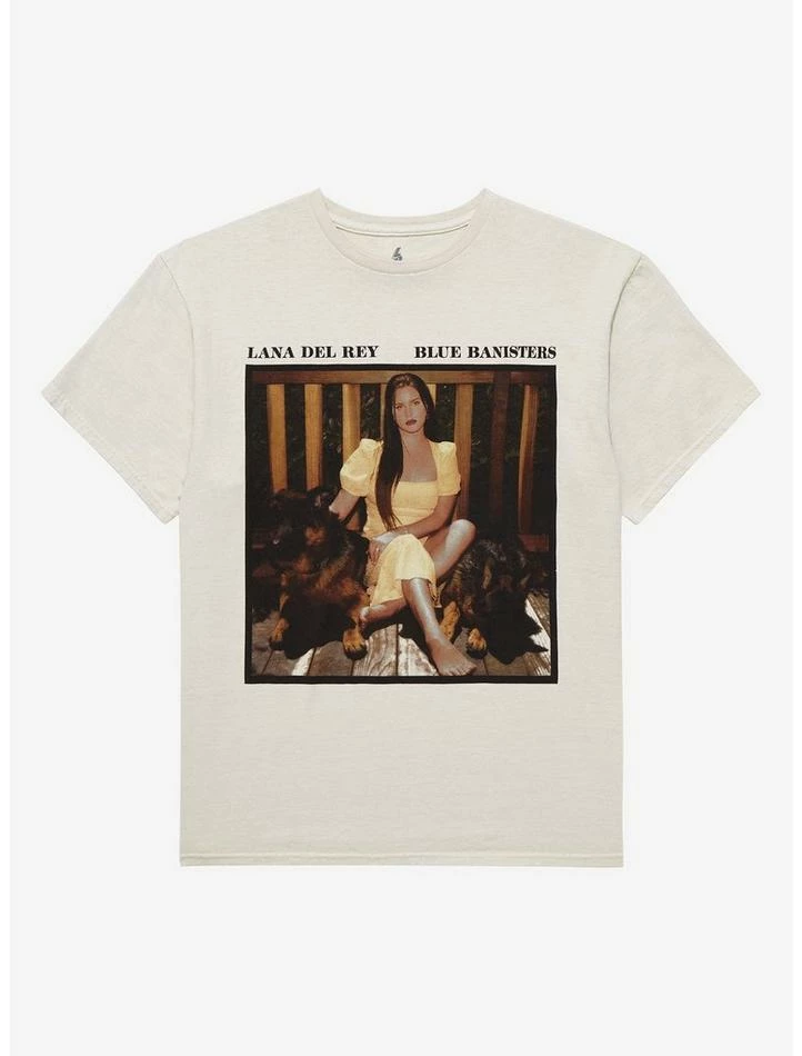 Flash Sale π Lana Del Rey Blue Banisters Portrait Boyfriend Fit π§ Girls T-Shirt β€οΈ