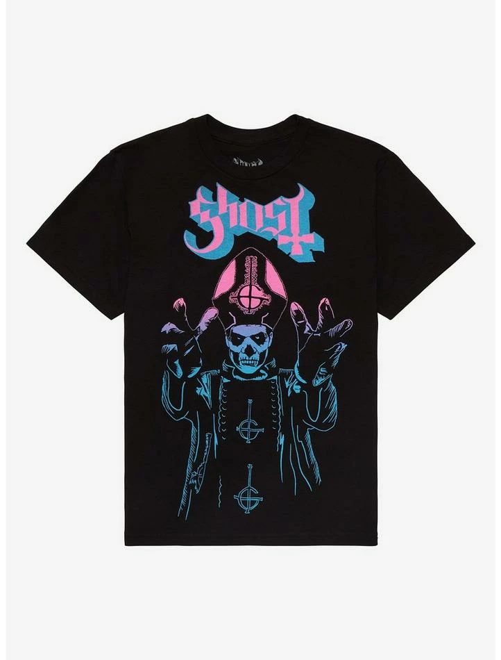New π Ghost Papa Emeritus II Ombre Boyfriend Fit π§ Girls T-Shirt β¨