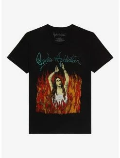 Best deal 🥰 Jane's Addiction 👩 Woman In Flames T-Shirt 🎁