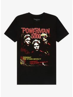 Hot Sale 👍 Powerman 5000 Tonight The Stars Revolt T-Shirt ❤️