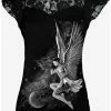 Best reviews of ⌛ Lucid Dreams Lace Layered Black T-Shirt ❤️