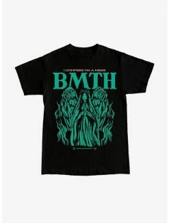 Cheap 😀 Bring Me The Horizon Strangers Boyfriend Fit 👧 Girls T-Shirt ❤️