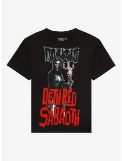 Brand new 😉 Danzig Deth Red Sabaoth Boyfriend Fit 👧 Girls T-Shirt 👍
