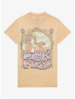 Best Pirce 🌟 Pink Floyd Flower Maiden Boyfriend Fit 👧 Girls T-Shirt ⌛