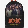 Outlet ✔️ Rocksax AC/DC Highway to Hell 🎒 Backpack 🔔
