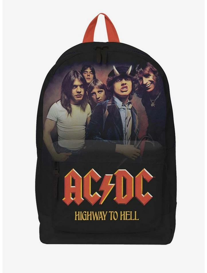 Outlet ✔️ Rocksax AC/DC Highway to Hell 🎒 Backpack 🔔