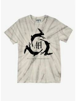 Best deal 🔔 AFI Decemberunderground Tie-Dye Boyfriend Fit 👧 Girls T-Shirt 👍