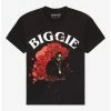 Cheapest 🧨 The Notorious B.I.G. Roses Portrait Boyfriend Fit 👧 Girls T-Shirt 🧨