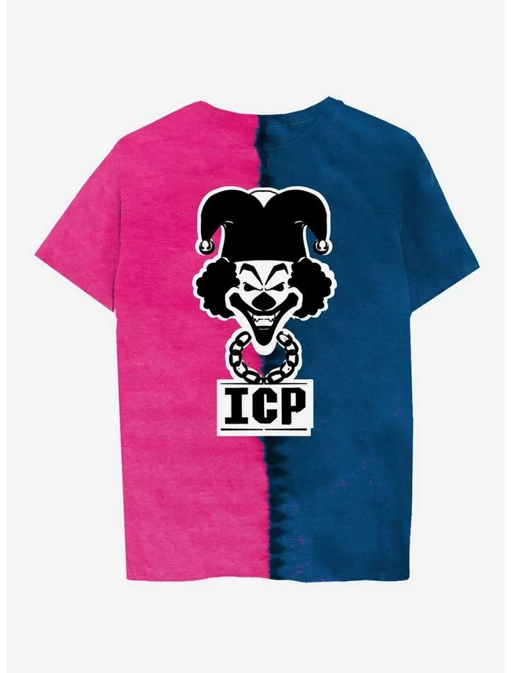 Budget π― Insane Clown Posse Split-Dye Boyfriend Fit π§ Girls T-Shirt π§¨