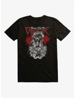 Cheap ⭐ Bullet For My Valentine Floral Corpse T-Shirt 🔥