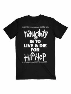 Deals 🥰 Naughty By Nature Live & Die For Hip-Hop T-Shirt ❤️