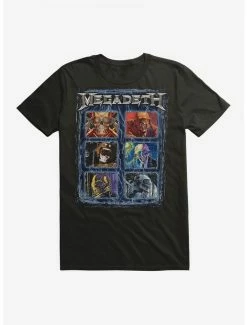 Cheap ⭐ Megadeth Album Art Grid T-Shirt 🥰