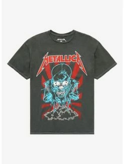 Budget 🤩 Metallica Blue Skull T-Shirt 👍