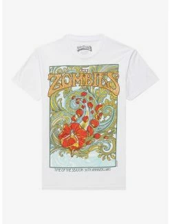 Cheapest 😍 The Zombies Time Of The Season Anniversary Boyfriend Fit 👧 Girls T-Shirt 😀