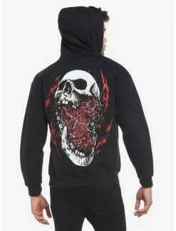 Flash Sale 👏 Lamb Of God Broken Jaw Hoodie 👍