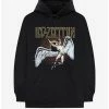 Best Pirce 🎉 Led Zeppelin Swan Song Logo Hoodie 😀