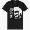 Discount ✔️ Morrissey Moz Skull Boyfriend Fit 👧 Girls T-Shirt 👍