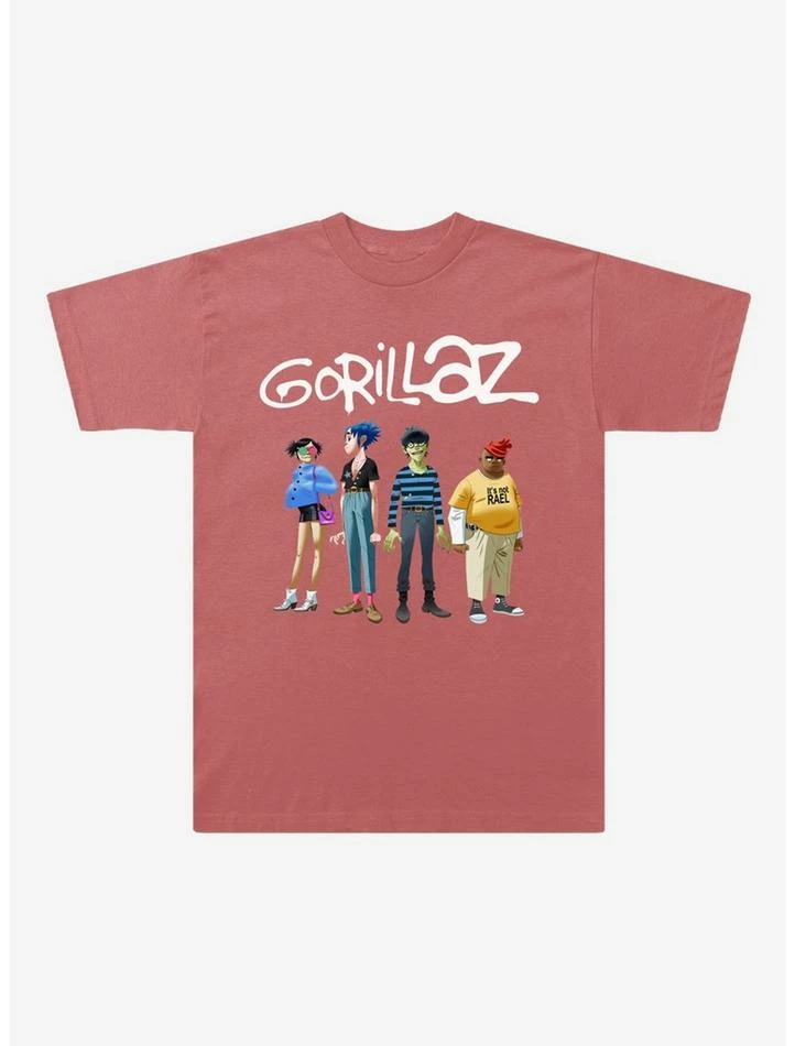 Outlet π Gorillaz Group Portrait Boyfriend Fit π§ Girls T-Shirt π
