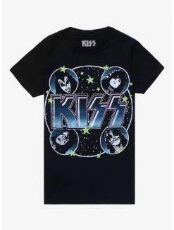 Cheap 👍 KISS Stars Boyfriend Fit 👧 Girls T-Shirt 👍