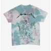 Outlet 👍 Metallica Justice Skull Pastel Tie-Dye Boyfriend Fit 👧 Girls T-Shirt 🛒