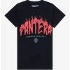 Hot Sale ✨ Pantera Cowboys From Hell Boyfriend Fit 👧 Girls T-Shirt 🥰