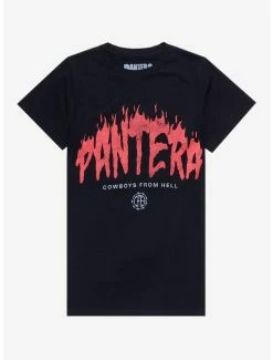 Hot Sale ✨ Pantera Cowboys From Hell Boyfriend Fit 👧 Girls T-Shirt 🥰