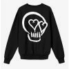 New 🔥 5 Seconds Of ☀️ Summer Heart-Eyed Skull 👧 Girls Sweatshirt 🔥