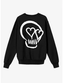 New 🔥 5 Seconds Of ☀️ Summer Heart-Eyed Skull 👧 Girls Sweatshirt 🔥