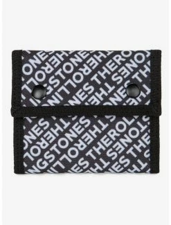 Wholesale 😍 Bugatti Rolling Stones All Over Print Trifold Wallet with Double Snap Closure 🛒