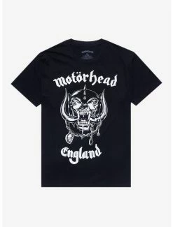Best Pirce 🛒 Motorhead England Logo T-Shirt 🔔