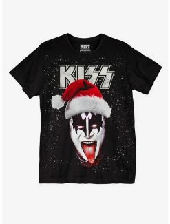 Coupon 🛒 KISS Gene Simmons Santa Hat T-Shirt 💯