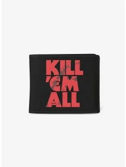 Promo ✨ Rocksax Metallica Kill 'Em All Blood Wallet 😉