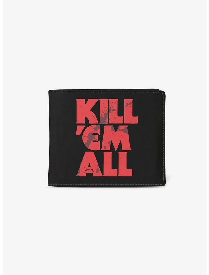 Promo ✨ Rocksax Metallica Kill 'Em All Blood Wallet 😉