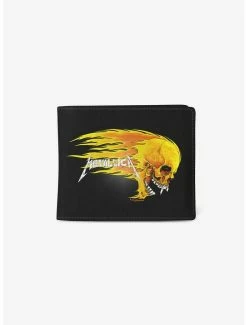 Budget ✨ Rocksax Metallica Pushead Flame Wallet ⌛