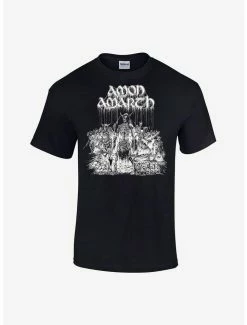 Cheap ❤️ Amon Amarth Great Heathen Army Boyfriend Fit 👧 Girls T-Shirt 🔥