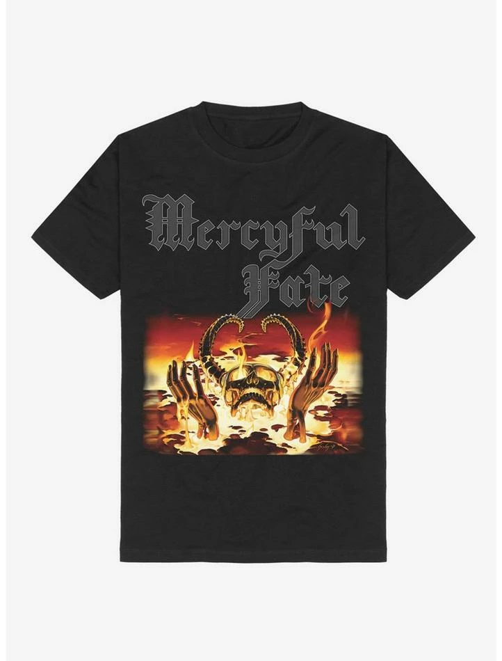 Discount β Mercyful Fate 9 Album Cover Boyfriend Fit π§ Girls T-Shirt π€©