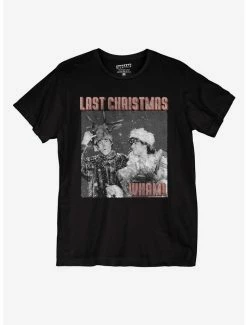 Cheap ⭐ Wham! Last 🎅 Christmas Boyfriend Fit 👧 Girls T-Shirt 😀
