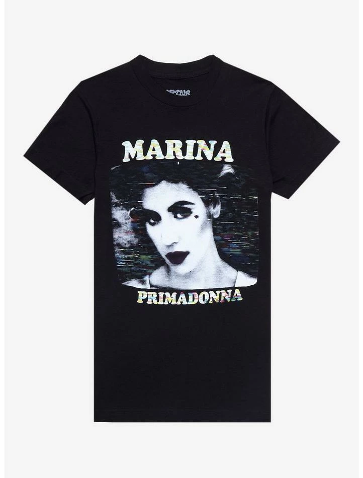 Promo 🌟 Marina And The Diamonds Primadonna Boyfriend Fit 👧 Girls T-Shirt 🌟