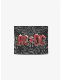 Outlet ⌛ Rocksax AC/DC Black Ice Wallet 🎁