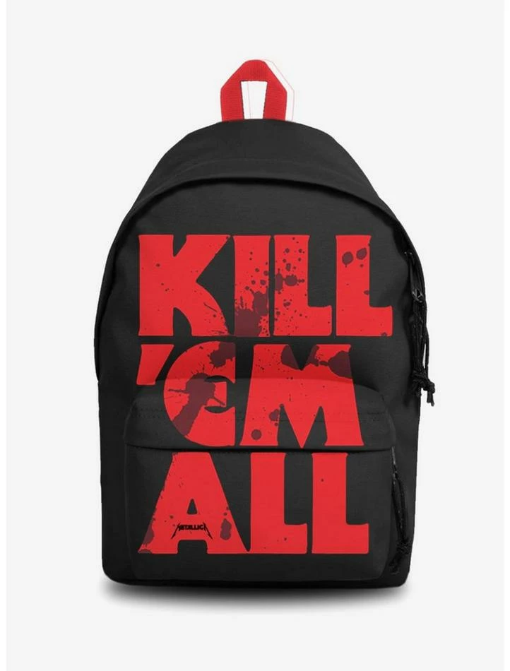 Budget 🔥 Rocksax Metallica Kill 'Em All Blood 🎒 Backpack 💯