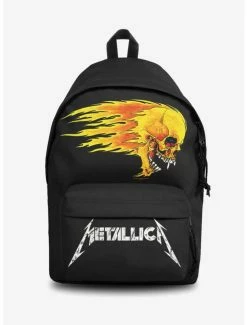 Best Sale 💯 Rocksax Metallica Pushead Flame 🎒 Backpack 🔔