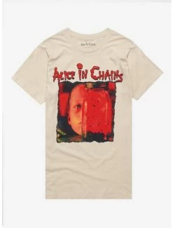 Promo 🌟 Alice In Chains Jar Of Flies Boyfriend Fit 👧 Girls T-Shirt 🌟