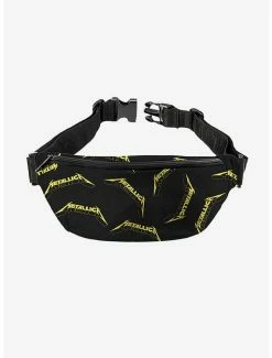 Deals ❤️ Rocksax Metallica Logo All-Over Print Fanny Pack ✨