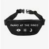 Budget 🛒 Rocksax Panic! At The Disco 3 Icons Fanny Pack 🎁