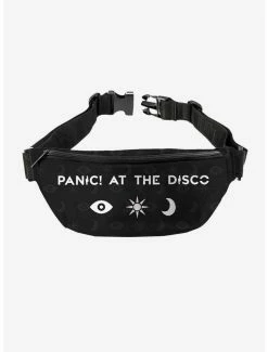 Budget 🛒 Rocksax Panic! At The Disco 3 Icons Fanny Pack 🎁