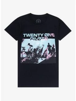 Budget 💯 Twenty One Pilots Live Performance Boyfriend Fit 👧 Girls T-Shirt 🤩