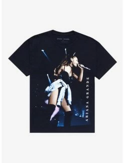 Brand new 😍 Ariana Grande On Stage Photo Boyfriend Fit 👧 Girls T-Shirt ⭐